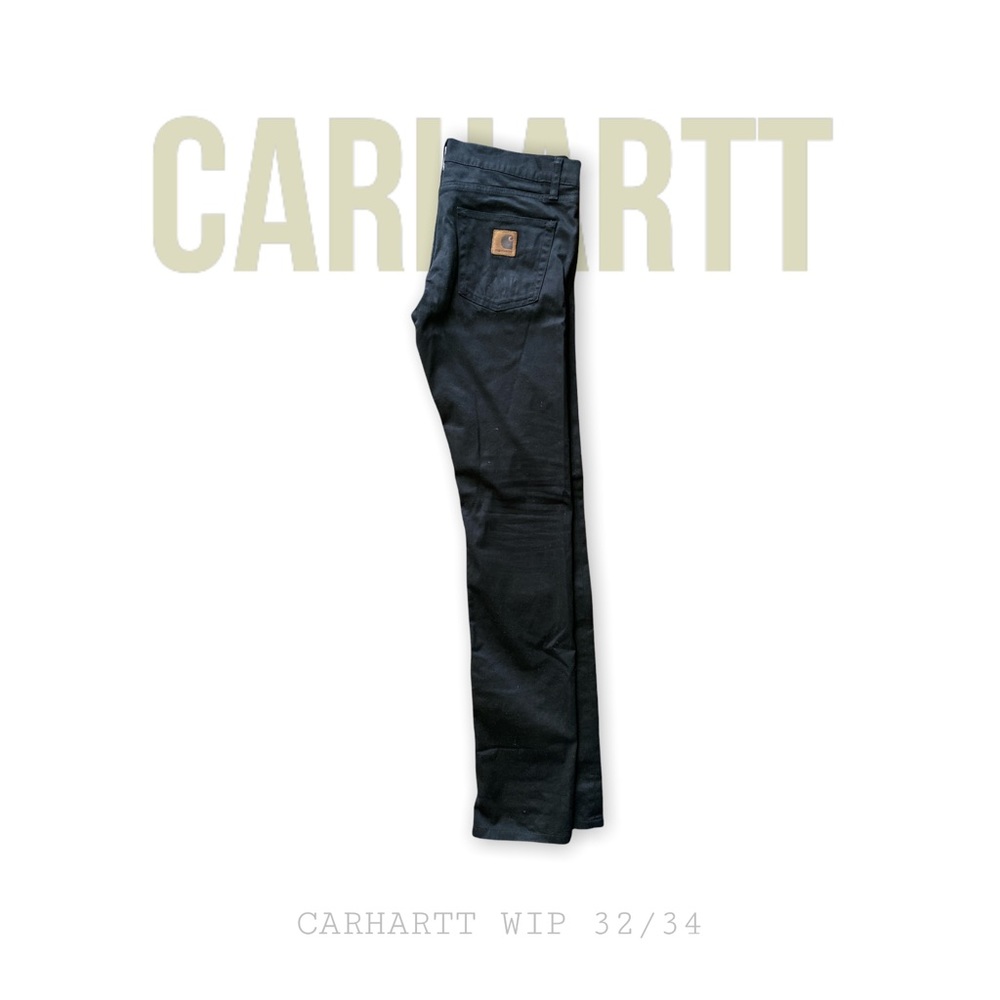 Carhartt WIP  slim flit black denim